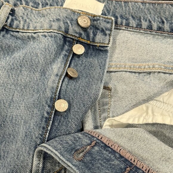 Boyish by Her Womens 32 The Tommy Straight Leg Authentic Distressed Blue Jeans - Picture 4 of 16